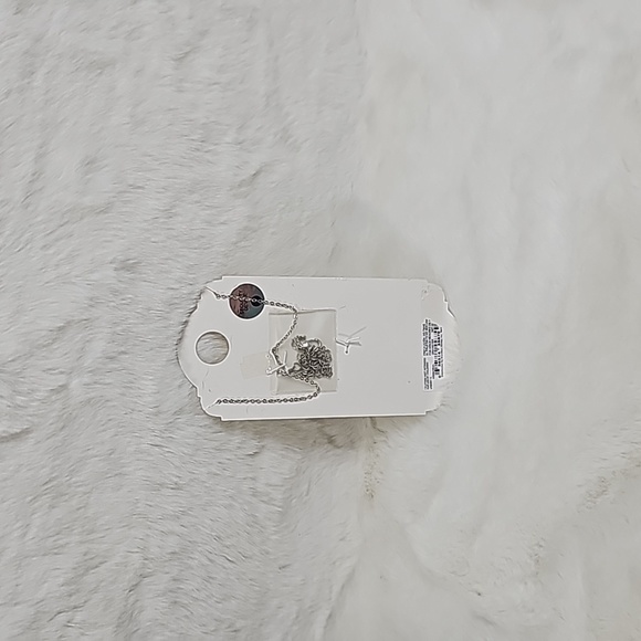 Little Things 18" Dream Catcher Silver/Turquoise Necklace - Picture 3 of 3